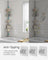 4-Tier Corner Shower Caddy - Dove Grey - Rust-Resistant