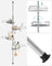 4-Tier Corner Shower Caddy - Dove Grey - Rust-Resistant