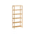 Bamboo Storage Shelf - Natural Beige - Six-Tier Multifunctional Unit
