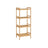 4-Tier Bamboo Shelving Unit - Bamboo - Natural