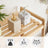 4-Tier Bamboo Shelving Unit - Bamboo - Natural