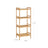 4-Tier Bamboo Shelving Unit - Bamboo - Natural