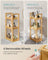 3-Tier Bathroom Trolley - Bamboo - Natural