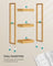 3-Tier Bathroom Trolley - Bamboo - Natural