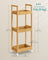 3-Tier Bathroom Trolley - Bamboo - Natural