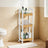 Bathroom Trolley - Bamboo - Natural - Space-Saving 3-Tier Design on Wheels