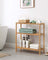 Bamboo Storage Stand Shelf - Bamboo - Natural - 3-Tier Design with Versatile Use