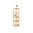 5-Tier Bamboo Shelf - Natural Finish - Versatile Standing Rack for Narrow Spaces