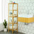 5-Tier Bamboo Shelf - Natural Finish - Versatile Standing Rack for Narrow Spaces