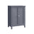 Freestanding Bathroom Cabinet - Wood - White - Double Door with Adjustable Shelves