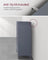Freestanding Bathroom Cabinet - Wood - Flint Grey - Double Door with Adjustable Shelves
