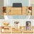 Bamboo Bath Tray - Natural - Luxury Extendable Design with Tablet and Cup Holders
