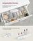 Bathroom Cabinet - Wood - Cloud White - 2 Drawers with Adjustable Dividers and 2 Baskets