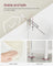 Bathroom Cabinet - Wood - Cloud White - 2 Drawers with Adjustable Dividers and 2 Baskets