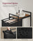 Pull-Out Laundry Basket - Metal Frame - Ink Black - Removable Laundry Bag