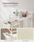 Pull-Out Laundry Basket - Metal Frame - Cream White - Removable Laundry Bag