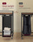 Laundry Basket - Plastic - Ink Black - 3 Compartments with Wheels and Storage Shelf