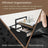 Laundry Hamper - Metal - Rustic Brown and Black - Pull-Out Liner with Shelf