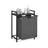 Laundry Basket - Metal Frame - Rustic Brown and Black - Pull-Out and Removable Liner Bag