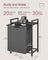 Laundry Basket - Metal Frame - Rustic Brown and Black - Pull-Out and Removable Liner Bag