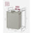 Laundry Basket - Metal Frame - Rustic Brown and Black - 65L Capacity with Pull-Out and Removable Bag
