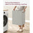 Laundry Basket - Metal Frame - Rustic Brown and Black - 65L Capacity with Pull-Out and Removable Bag