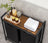 Laundry Sorter Hamper - Wood and Steel - Rustic Brown