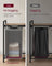 2-Compartment Laundry Hamper - Oxford Fabric - Rustic Brown and Black - Removable Bags with Shelf