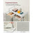Laundry Basket - Metal Frame - White with Rustic Brown Accents - Includes Shelf and Removable Bags