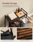 Laundry Hamper - Metal Frame - Ink Black - 2-Compartment with Shelf and Removable Bags