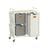 Laundry Hamper - Fabric - Natural Beige - 100 L with 3 Compartments and Rolling Cart