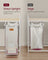 Laundry Hamper - Fabric - Natural Beige - 100 L with 3 Compartments and Rolling Cart