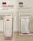 Laundry Hamper - Fabric - Natural Beige - 3 Compartments