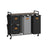 Laundry Hamper - Fabric - Chestnut Brown - 4 Compartments