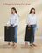 Laundry Hamper - Fabric - Chestnut Brown - 4 Compartments
