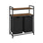 Laundry Basket - Fabric - Black and Grey - Dual Pull-Out Bags with Shelves