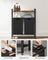 Laundry Basket - Wood - Rustic Brown - Dual Removable Bags with Shelves