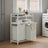 Laundry Hamper - Metal - Black and Grey - Dual Pull-Out Bags with Shelves