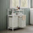 Laundry Hamper - Metal - Black and Grey - Dual Pull-Out Bags with Shelves