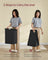 Laundry Basket - Wood - Rustic Brown and Black - 65 L Capacity with Removable Bag and 2 Shelves