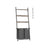 Laundry Basket - Fabric - Heather Greige - 2-Section with Pull-Out Removable Liners and Blanket Ladder