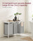 3-Compartment Laundry Hamper - Wood - Rustic Brown and Black - Removable Bags with Storage Shelf