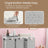 Laundry Sorter - Metal - Grey - 3-Section Design with Removable Bags and Shelf