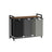Laundry Basket - Wood - Ink Black - 4-Compartment with Removable Bags and Storage Shelf