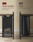 Laundry Basket - Wood - Ink Black - 4-Compartment with Removable Bags and Storage Shelf
