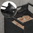 4-Section Laundry Hamper - Metal Frame - Rustic Brown and Black - Removable Bags and Shelf
