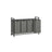 Laundry Sorter - Fabric - Ink Black and Slate Grey - 4-Compartment with Pull-Out Bags and Storage Shelf