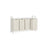 Laundry Basket - Fabric - Cream White - 4 Pull-Out Bags with 40L Capacity Each