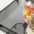 5-Tier Metal Storage Cart - Black - Rolling Utility Trolley with Handles and Brakes