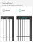 3-Tier Metal Shelving Unit on Wheels - Steel - Ink Black